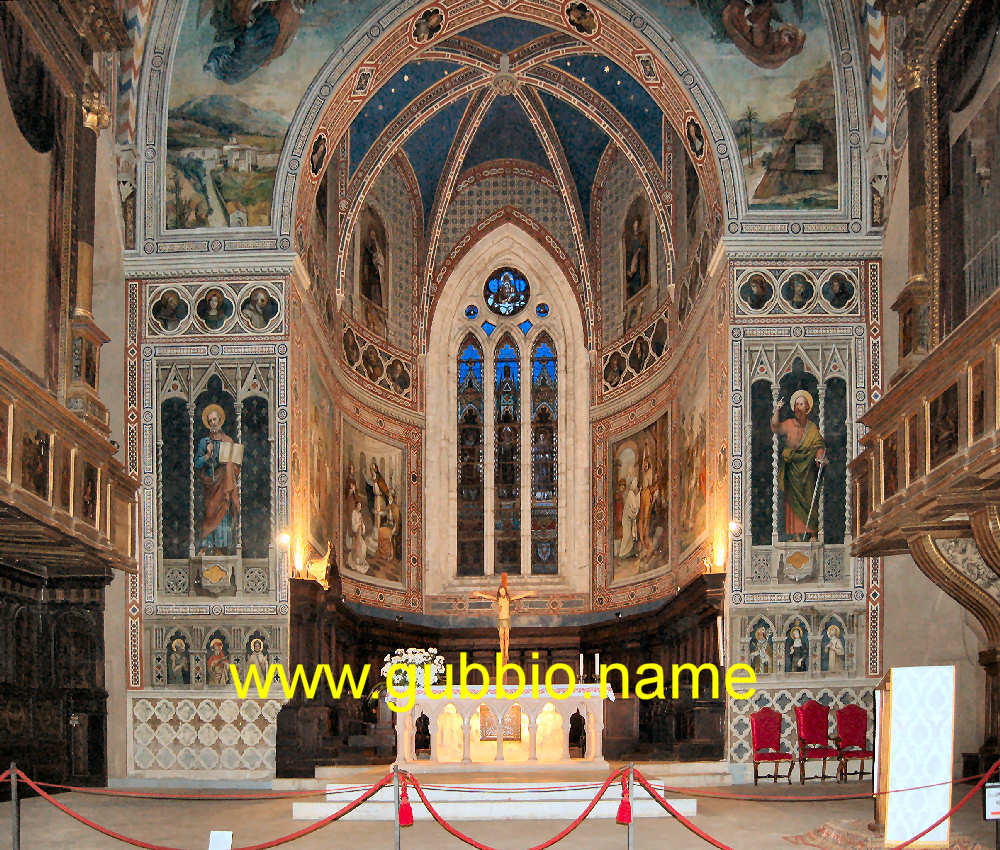 Cattedrale di Gubbio - Abside e Coro