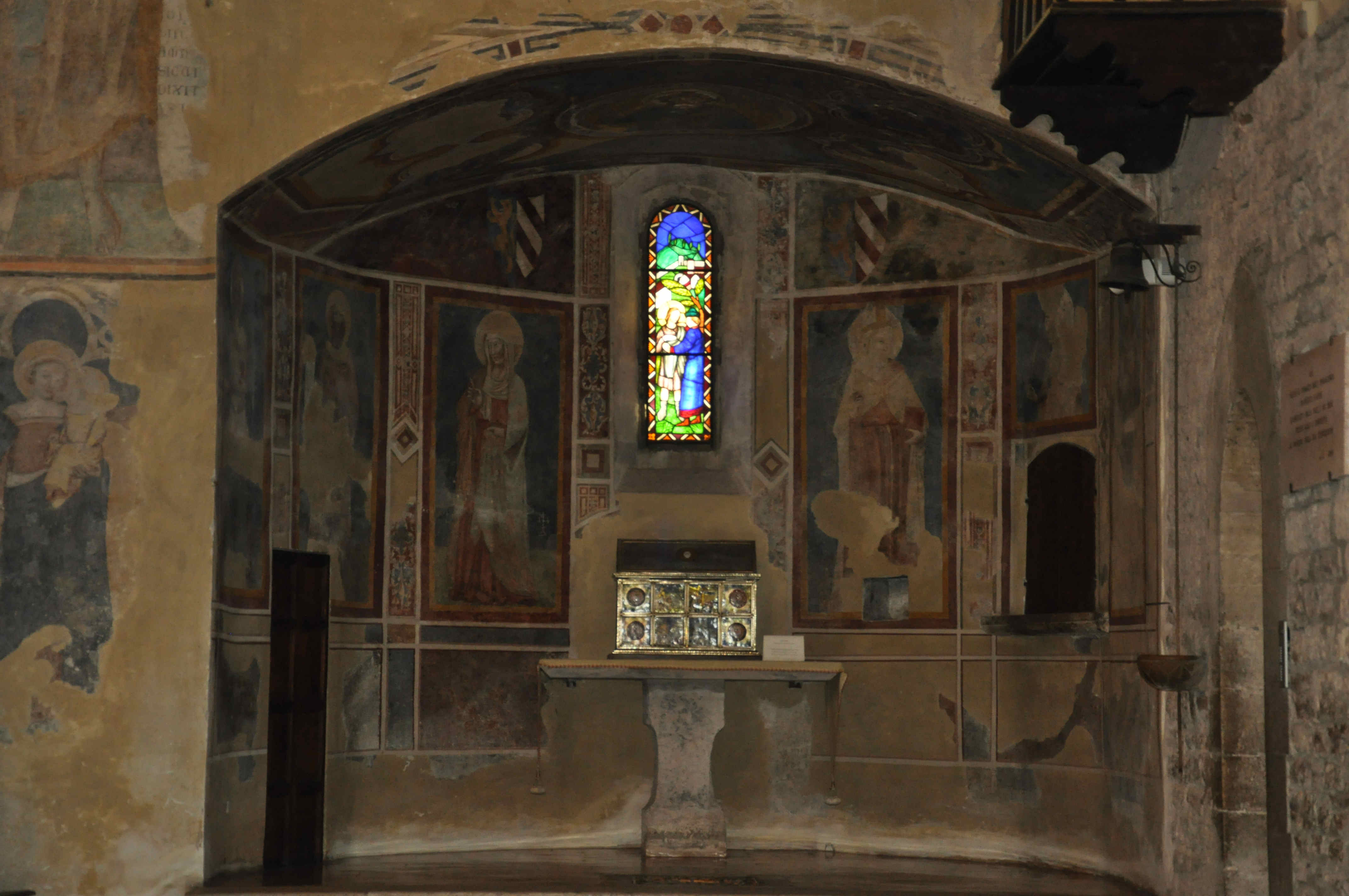 Due storie di San Francesco di Maestro di San Francesco da Gubbio