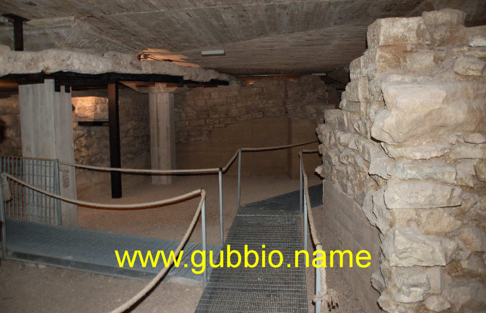sotterranei del Palazzo dei Consoli