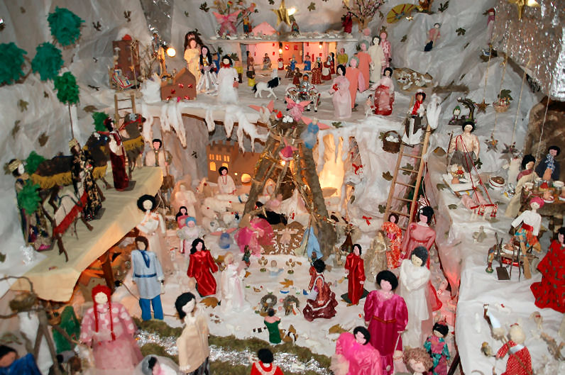 Il presepe del quartiere San Martino. La Nativita