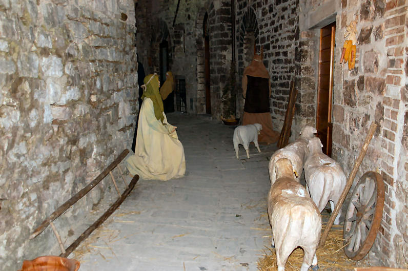 Il presepe del quartiere San Martino. Al mercato