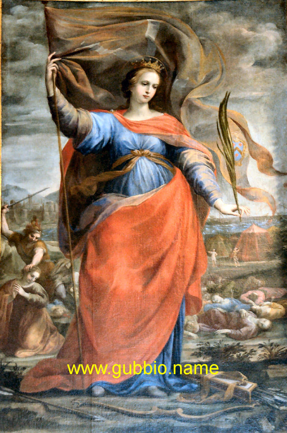 Sant'Orsola e il martirio delle Sue compagne (1657) di Francesco Allegrini
