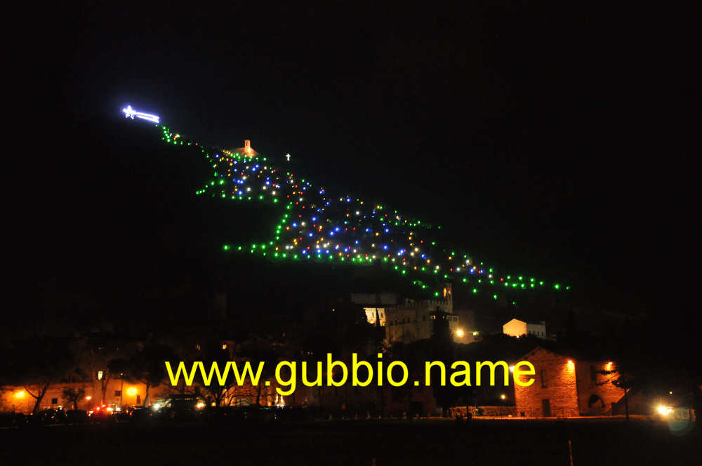 L'albero di Natale di Gubbio