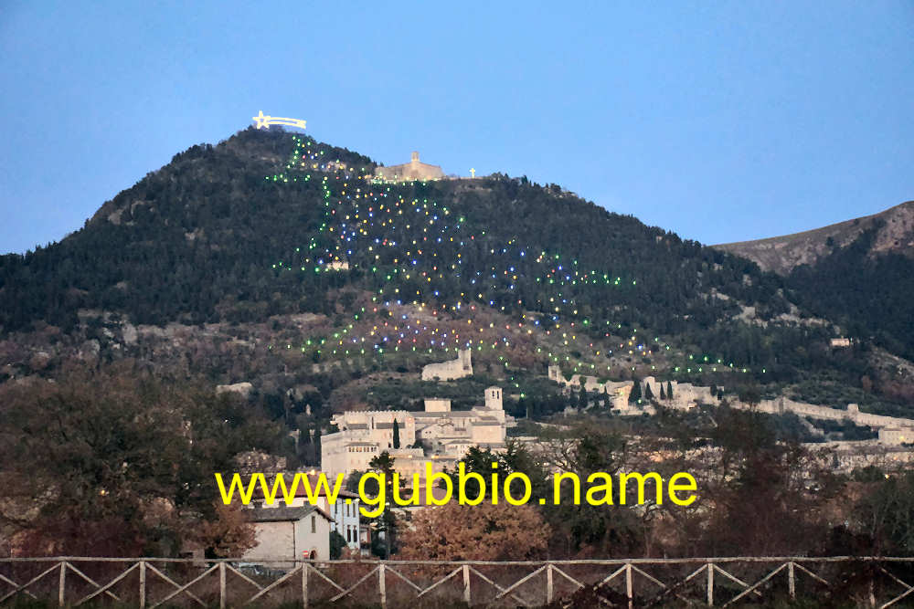 L'albero di Natale di Gubbio